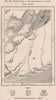 From Accra to the Sanatorium of Aburi. Ghana 1885 old antique map plan chart
