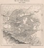 Abetifi Mountains (Kwahu Plateau) . Ghana. Mpraeso 1885 old antique map chart