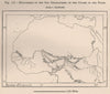 Rennal Mungo Park Reichardt Hypotheses on the Niger river's course 1885 map