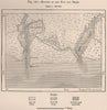 Mouths of the Nun and Brass. Nigeria. Edumanom Forest 1885 old antique map