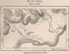 Bamako. Mali. The Niger Basin 1885 old antique vintage map plan chart
