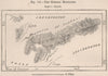 The Hombori Mountains. Mali. The Niger Basin 1885 old antique map plan chart