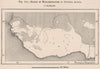 Range of Mohammedanism/Islam in Central/West Africa. The Niger Basin 1885 map