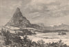 Mac-Iver peak. Nigeria. The Niger Basin 1885 old antique vintage print picture