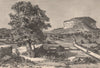 View taken in Demsa Poha. Nigeria. The Niger Basin 1885 old antique print