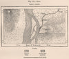Idda (Idah) . Nigeria. The Niger Basin 1885 old antique vintage map plan chart