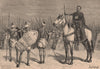 Group of Kanembu warriors. Chad. The Chad Basin 1885 old antique print picture