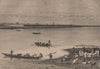The Logone-Birni - General view. Chad. The Chad Basin 1885 old antique print