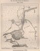 The Ogooué (Ogowe) and Lake Onangue. Lambarene. Gabon 1885 old antique map