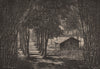 Mpongwe House, near Libreville. Gabon 1885 old antique vintage print picture