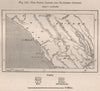 Banya Lagoon & Balumbo Country. Mayumba Conkouati. Gabon/Congo 1885 old map