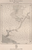 Mouth of the Kouilou River. Congo. Tchimpounga 1885 old antique map plan chart