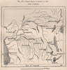 Congo Basin as known in 1887 1885 old antique vintage map plan chart