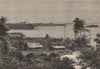 Ubangi/Ubangui river - View taken at the Nkunjia Station. Congo. Congo 1885