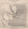 Kavala Archipelago, Lake Tanganyika. Congo 1885 old antique map plan chart