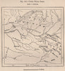 Upper Welle (Uele) river basin. Congo. Congo Basin 1885 old antique map chart