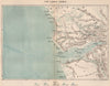The Lower Congo. Congo Basin 1885 old antique vintage map plan chart