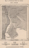 Vegetable Zones of Angola 1885 old antique vintage map plan chart