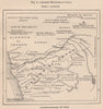 Ancient Kingdom of Kongo. Congo. Africa. Angola 1885 old antique map chart