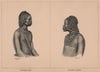 Quissama/Kissama man & woman. Angola 1885 old antique vintage print picture