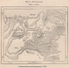 M'banza-Kongo (São Salvador/San Salvador) . Angola 1885 old antique map chart