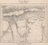 Malange/Malanje. Angola 1885 old antique vintage map plan chart