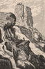 Augrabies Falls National Park, Orange River, South Africa 1885 old print
