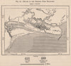 Mouth of the Breede - Port Beaufort. South Africa. Cape Colony 1885 old map