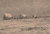 Convoy of Emigrants in the Makarakara Country. South Africa. Cape Colony 1885