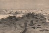 Kimberley and its Diamond Mine. South Africa. Cape Colony 1885 old print