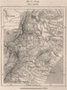 Natal. South Africa 1885 old antique vintage map plan chart
