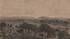 General view of Pretoria. South Africa 1885 old antique vintage print picture