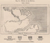 Mouth of the Ruvuma/Rovuma river. Tanzania 1885 old antique map plan chart