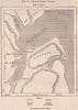Ports of Fernão Veloso. Fernao Veloso. Mozambique 1885 old antique map chart