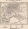 Ports of Mikindani and Mto-Mtwara. Tanzania. German East Africa 1885 old map