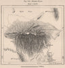 Kilimanjaro. Tanzania. Maasai Land 1885 old antique vintage map plan chart