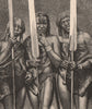 Masai Warriors. Kenya. Maasai Land 1885 old antique vintage print picture
