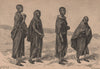 Masai Women of Njeri. Kenya. Maasai Land 1885 old antique print picture