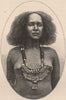 Somali Woman. Somalia 1885 old antique vintage print picture