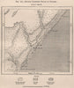 Double Coastline North of Lag Badana National Park(Bushbush).Somalia 1885 map