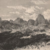 Jebel Karoma. Somalia 1885 old antique vintage print picture