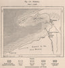 Berbera. Somalia 1885 old antique vintage map plan chart