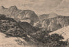View on the road from Andovoranto to Antananarivo, Madagascar 1885 old print