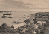 Antsiranana Bay - View taken at Antsirana. Madagascar 1885 old antique print