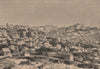 Antananarivo - General view from the West. Madagascar 1885 old antique print