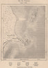 Tamatave (Toamasina) . Madagascar 1885 old antique vintage map plan chart
