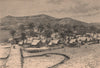 Malagasy Village of Nossi Bé. Nosy Be. Madagascar 1885 old antique print