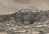 Ambohimanga, Holy City of the Hovas. Madagascar 1885 old antique print picture
