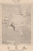 Seychelles. Indian Ocean islands 1885 old antique vintage map plan chart
