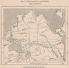 Explorations of the Pacific. Pacific Islands 1885 old antique map plan chart